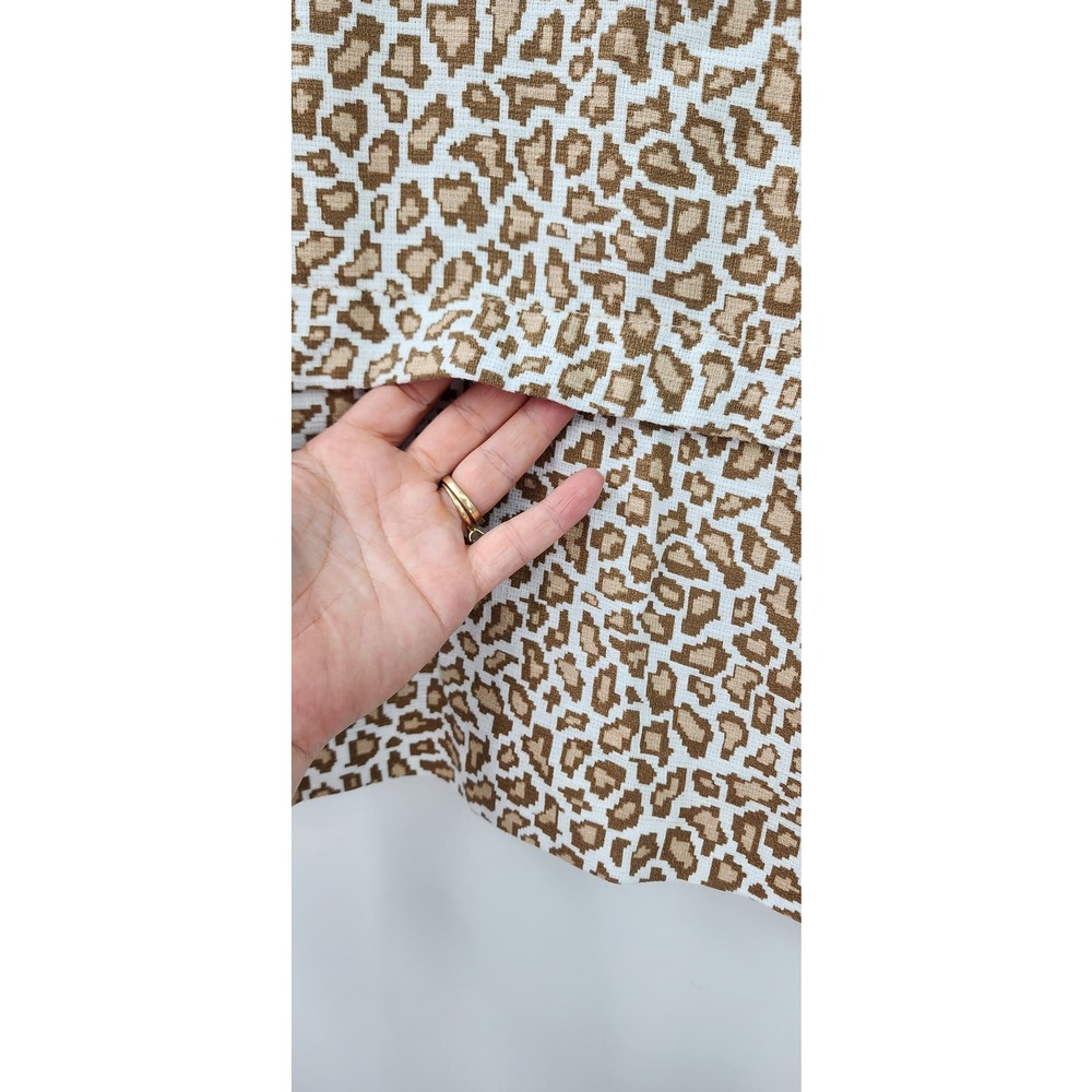 Pendleton Brown and Cream Leopard Print Jacket - Picture 6 of 11
